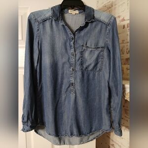 Anthropologie Cloth & Stone Tencel Top